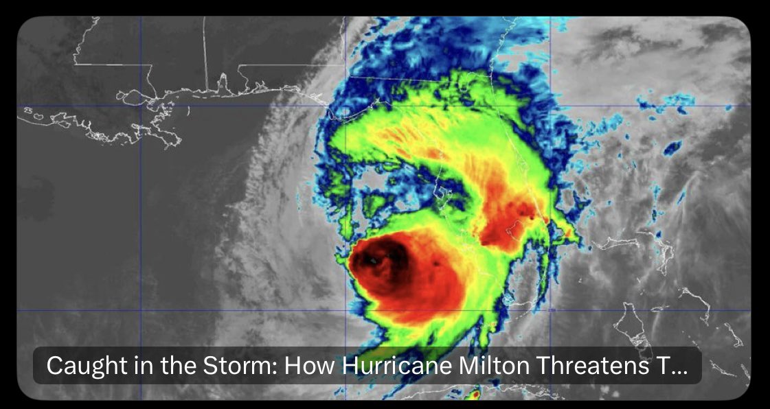 We all just gonna ignore this hurricane that looks like Trump? 🌀🍊 #omen