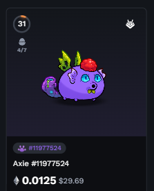 HatzoN_'s tweet photo. Es la primera vez que veo que en una venta de un axie fue mas caro las evoluciones que el propio axie https://t.co/dktuHbwmxd