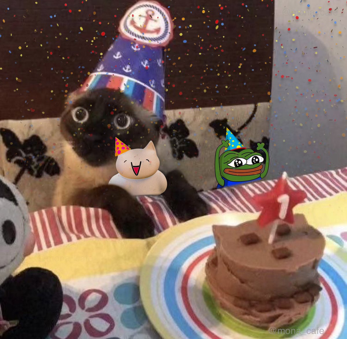 Mona cafe（　´∀｀） tweet media