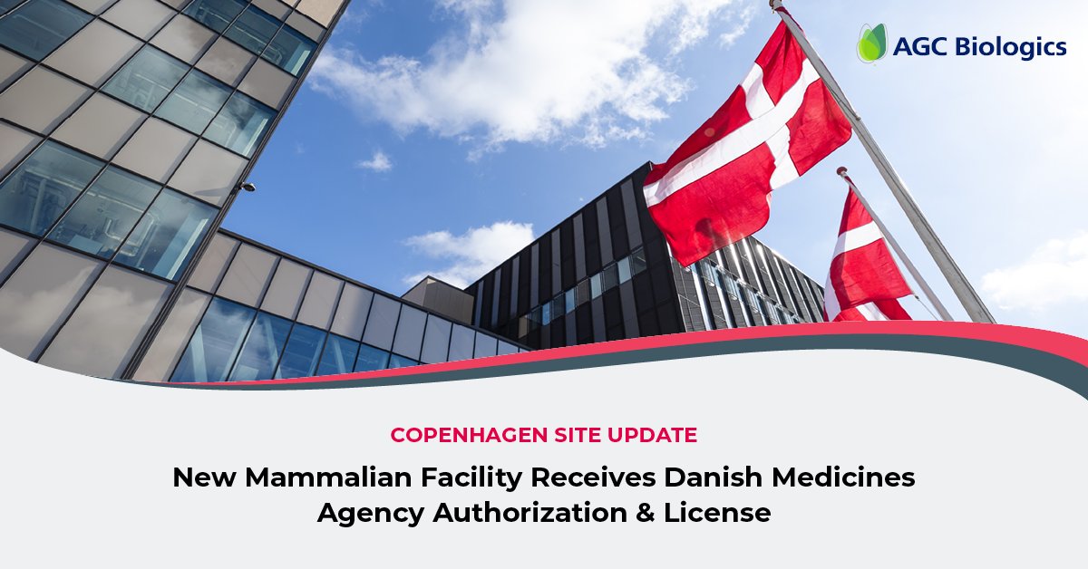 AGC Biologics has begun operations at our newly expanded state-of-the-art manufacturing facility in Copenhagen after receiving approval from the Danish Medicines Agency. The 19,000 m² building has doubled the site’s production capacity. Read the news: hubs.ly/Q02SSZp00