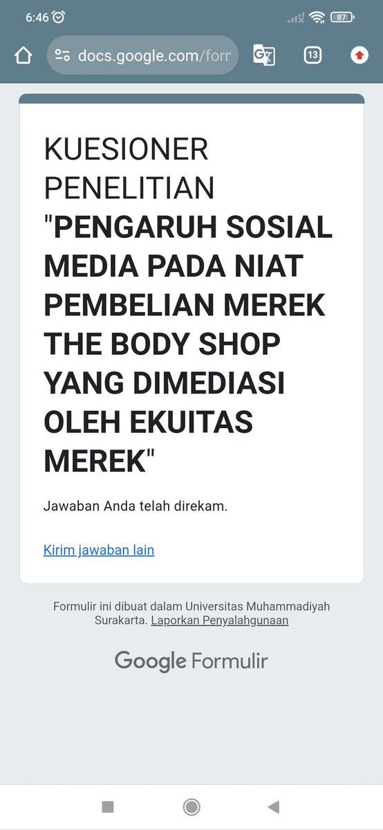 Barter kuesioner yuk tweet media