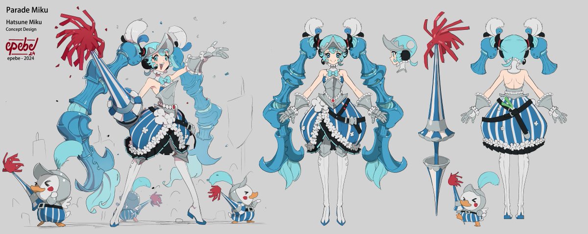 epebe_'s tweet photo. Parade Miku - Hatsune Miku concept https://t.co/rmRtPjYyP2