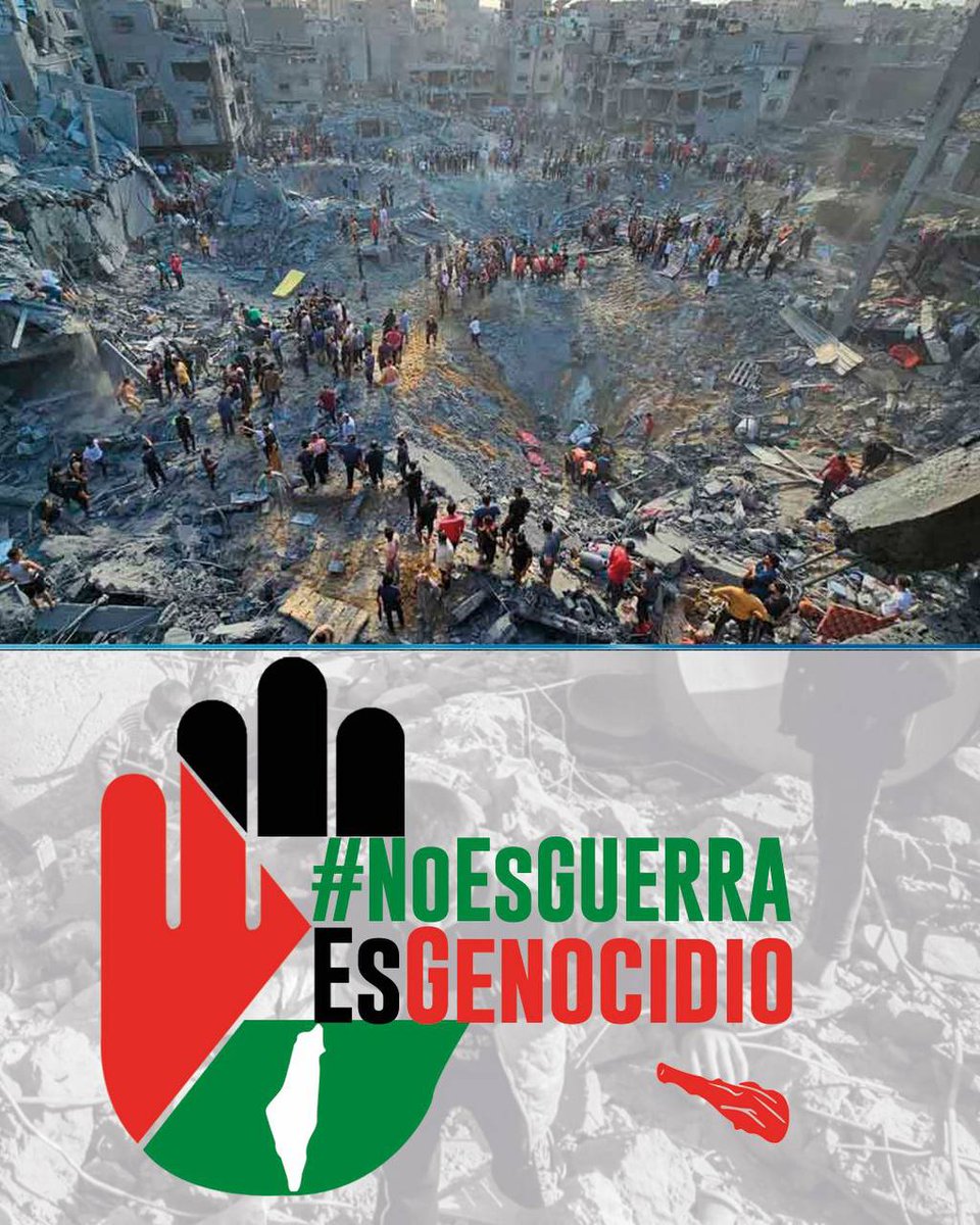 #NoEsGuerraEsGenocidio