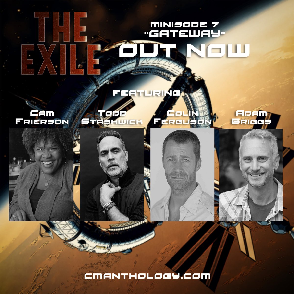 Curious Matter Anthology (@cmanthology) on Twitter photo The Exile: Minisode 7 - “Gateway” features powerhouse performances that deepen the lore and show how Wayner and Jergens became the people they are in the Exille.
linktr.ee/cmanthology
Featuring the amazing <a href="/colinferg/">Colin Ferguson</a> <a href="/TStashwick/">Todd Stashwick</a> @camersonla & <a href="/MrBrigglesworth/">mrbrigglesworth</a>
#audiodrama The Exile: Minisode 7 - “Gateway” features powerhouse performances that deepen the lore and show how Wayner and Jergens became the people they are in the Exille.
linktr.ee/cmanthology
Featuring the amazing <a href="/colinferg/">Colin Ferguson</a> <a href="/TStashwick/">Todd Stashwick</a> @camersonla & <a href="/MrBrigglesworth/">mrbrigglesworth</a>
#audiodrama