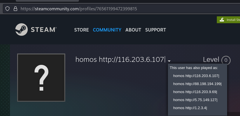 DaveLikesMalwre's tweet photo. 📡SteamProfile DeadDrop Resolvers

Updates noted to Vidar Stealer related Steam Profiles which host the C2 domains. All reported to ThreatFox

Link - https://t.co/JncTpyz1wc

#Reported #Abusech