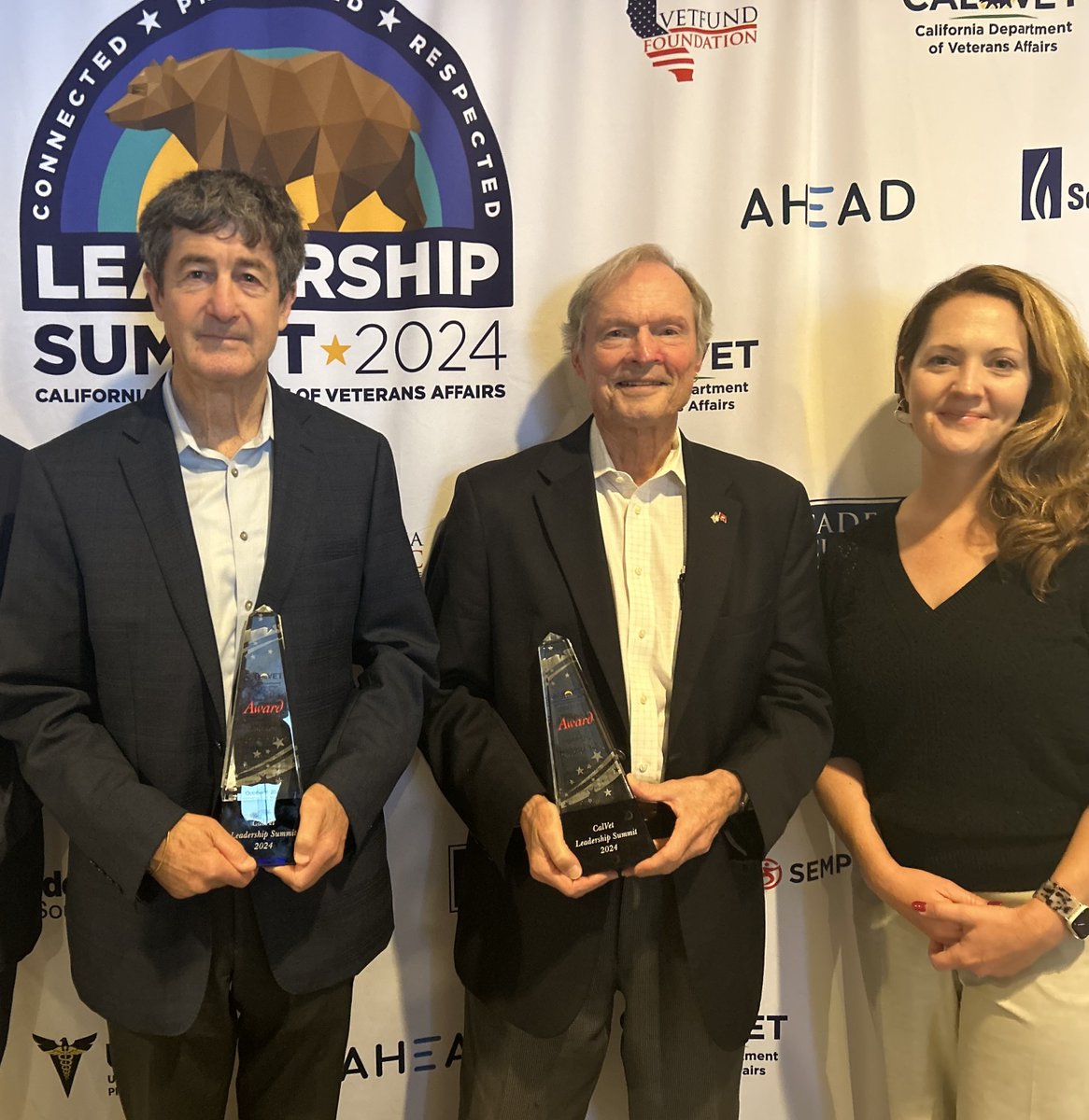Congratulations to our CEO Steve Peck on his Lifetime Achievement in Service Award from the California Department of Veterans Affairs! We’re proud to see you recognized among your peers at CalVet’s annual leadership summit in San Diego.
#servingthosewhoserved
#honorusvets