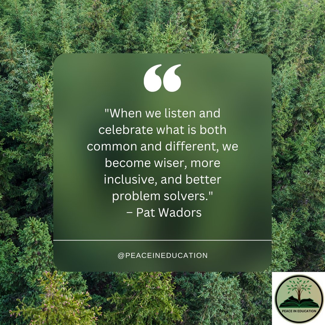 PceNEducation's tweet photo. Conflict Resolution Quote of the Week!
Visit our page to learn more ---->

#peaceineducation #conflictresolution #inspirationalquote #explorepage https://t.co/mRLGBaHMBe