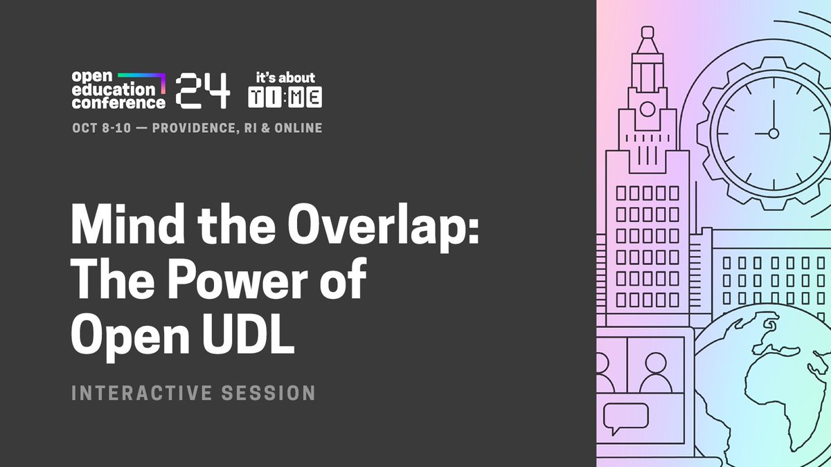 It was such an honor to present today with Antonia Levy at <a href="/HeyOpenEd/">Open Education Conference</a>. Thanks to our wonderful participants online and in person for robust chats as we explored the overlap of Open Practice and Universal Design for Learning!