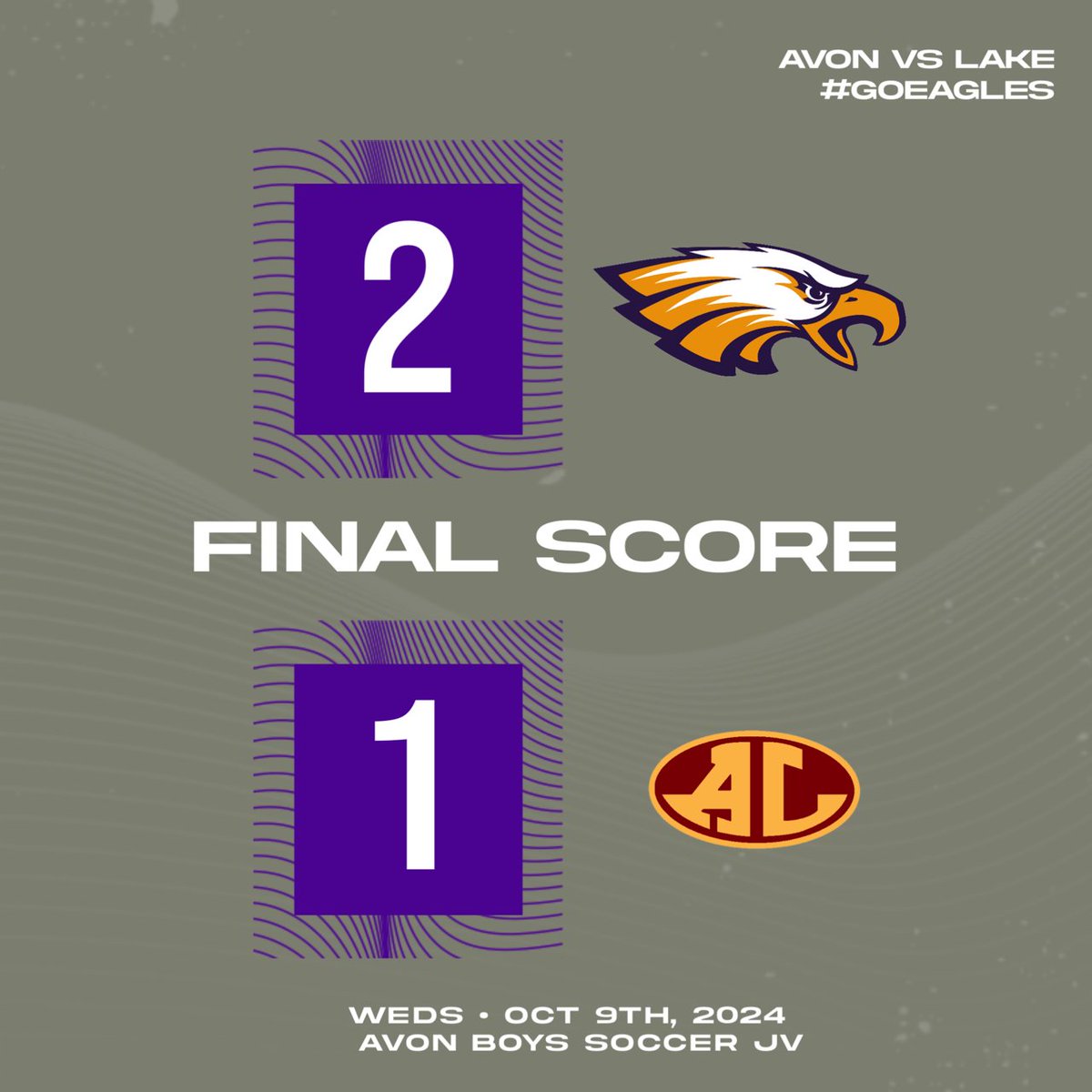Avon_BoysSoccer's tweet photo. Congratulations to our Avon Boys JV Soccer Team!  With the 2-1 win today they finished their season undefeated!  Way to go and the future certainly does look bright! https://t.co/YCL3Jf8fij