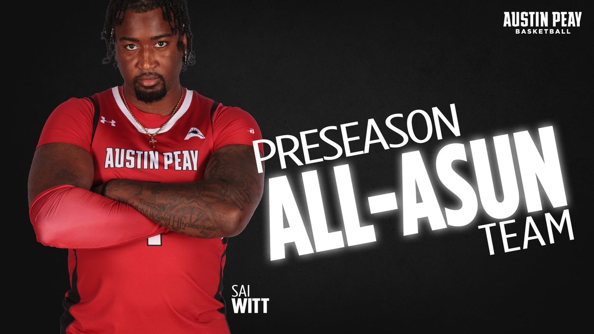 𝗦𝗔𝗜 𝗪𝗜𝗧𝗧: 𝗣𝗥𝗘𝗦𝗘𝗔𝗦𝗢𝗡 𝗔𝗟𝗟-𝗔𝗦𝗨𝗡!🎩🏀

📰 | tinyurl.com/3j69kjv8

<a href="/Sai_Dub/">Sevon Witt</a> | <a href="/ASUNSports/">Atlantic Sun Conference</a> | #LetsGoPeay