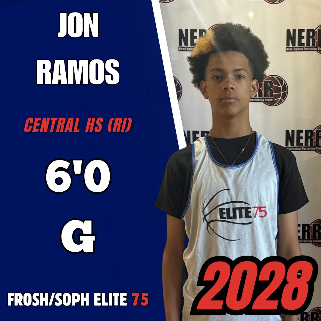 Rhode Island’s Jon Ramos enters his freshman year at Central HS with tons of buzz. The crafty guard is oozing upside with his impressive shot creation and ability to change a game in an instant.