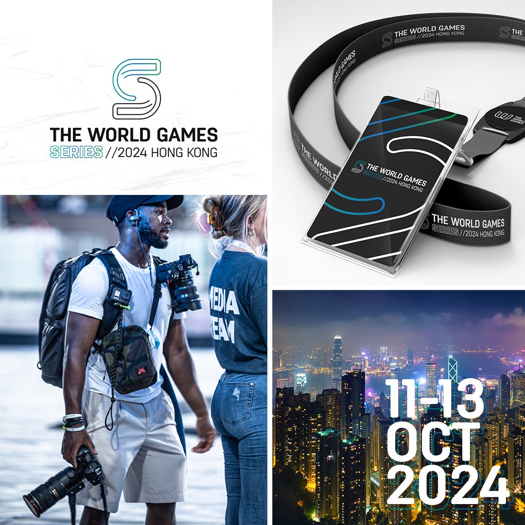 TWG_Series's tweet photo. Media Accreditation for The World Games Series HKG 2024 - deadline today!

Don’t miss your chance to cover this new qualifying event for #TWG2025 featuring 88 athletes from 36 countries, competing across 11 events!

🔗 https://t.co/VYZymLeAAD

#TWGseries #WeareTheWorldGames https://t.co/qtq0lmew3Z