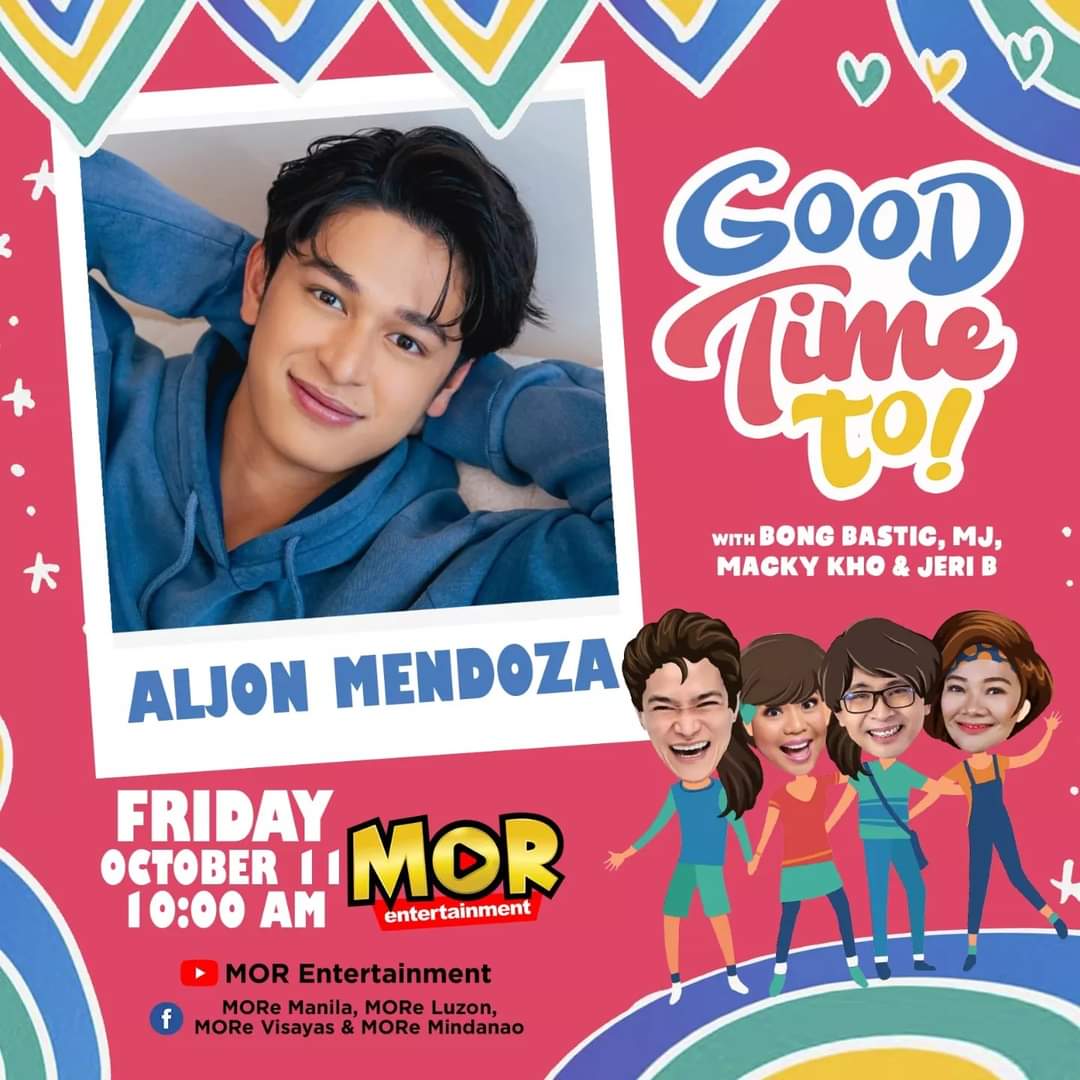 CharmersOFC's tweet photo. At papakiligin tayo ng ating #PangHabangBaby bukas sa #GoodTimeTo sa #MOREntertainment at 10AM. 

#GTTxAljonMendoza
@AljonMendoza_ #AljonMendoza https://t.co/vfjWwzAAjJ