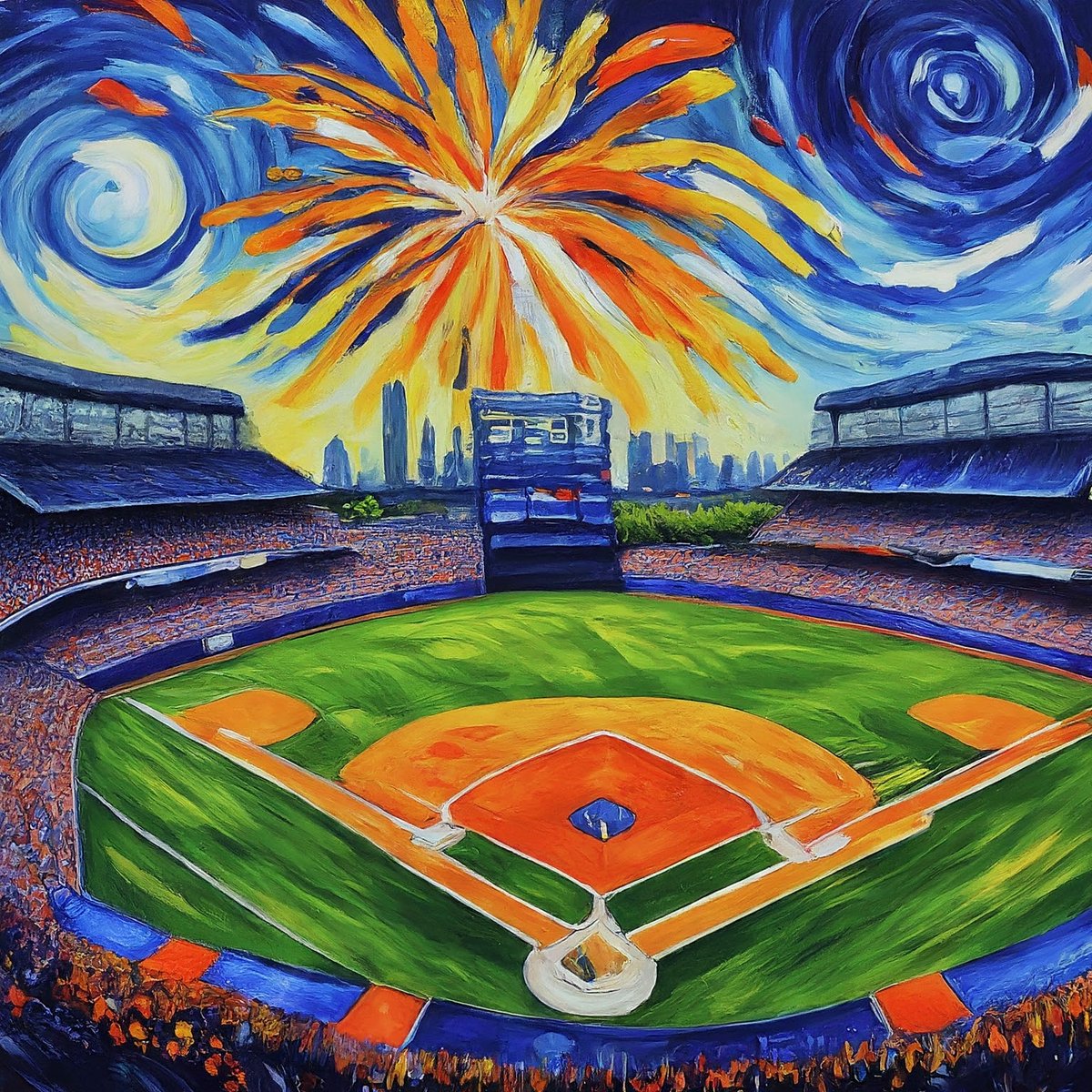 Psiaai6's tweet photo. @MLB @MBrownstein89 Fireworks over Queens https://t.co/ntZhgpwbdn