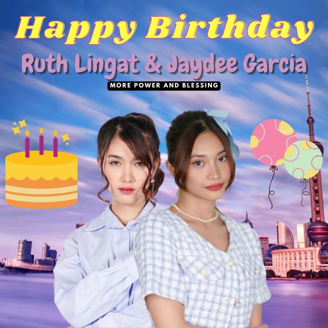 adriancustodio8's tweet photo. Happy Birthday @ruth_lingat &amp; Jaydee 🎂 https://t.co/UGEVmUyQba