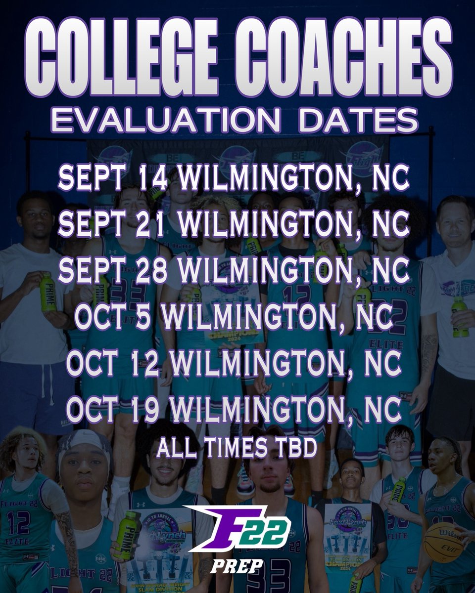 Flight 22 Basketball (@flight22bball) on Twitter photo Flight 22 Prep welcomes <a href="/GoCamelsMBB/">Campbell Basketball</a> to College Coaches Evaluation this upcoming weekend. Coach's, please DM to reserve your spot, as only two weekends remain. #f22brotherhood Flight 22 Prep welcomes <a href="/GoCamelsMBB/">Campbell Basketball</a> to College Coaches Evaluation this upcoming weekend. Coach's, please DM to reserve your spot, as only two weekends remain. #f22brotherhood