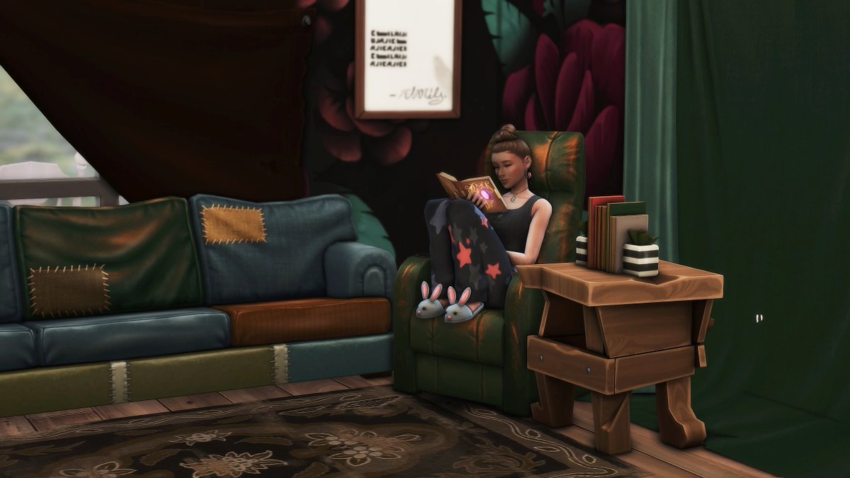 alluringsims's tweet photo. the reading animation override by simkatu is honestly just the best thing ever 💕 https://t.co/p3VA87auRA