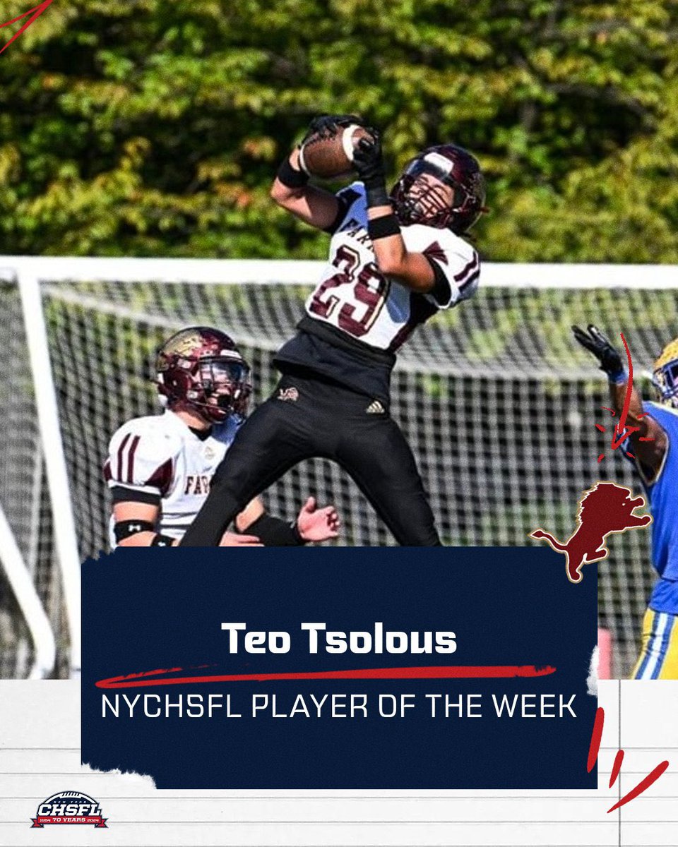 Players of the Week for Week 5. Full article at nychsfl.org/2024/10/2024-n…
