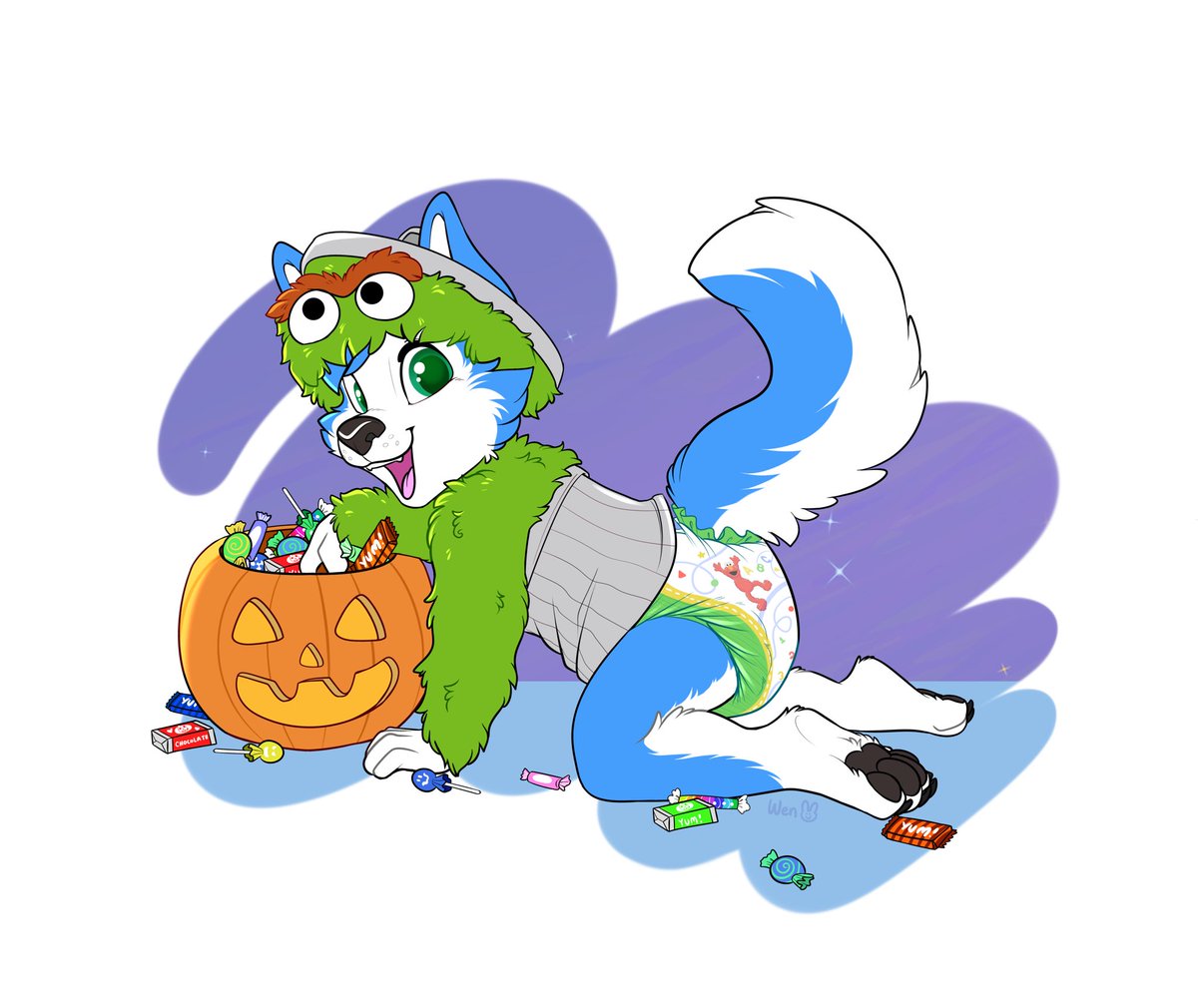 ChaseTheBlueWolf (@the_blue_wolf97) on Twitter photo How can you be grumpy when you have all this candy?!
Thanks so much <a href="/WenBunBun/">Muse (with all the audacity) ππ€</a> ! Itβs amazing πππ
#abdl #babyfur How can you be grumpy when you have all this candy?!
Thanks so much <a href="/WenBunBun/">Muse (with all the audacity) ππ€</a> ! Itβs amazing πππ
#abdl #babyfur