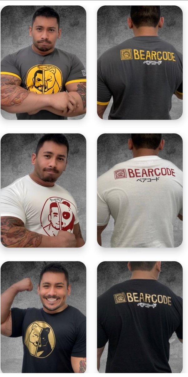 Bearcode_ph's tweet image. Can't decide with two things? 
Why not get half and half? 🐻🐼
..
..
DM me for orders and inquiries of these shirt designs.
..
..
#bearcode #bearcode_ph #bearcodeph #beef #chonky #musclebear