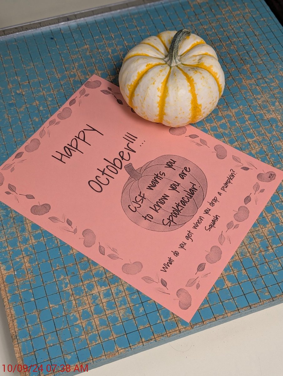 rosemontmiddle's tweet image. Thank you to our CJSF teachers &amp;amp; students for the perfect pumpkin presents this morning! 🎃 #cjsf #rosemontrocks #spooktacular