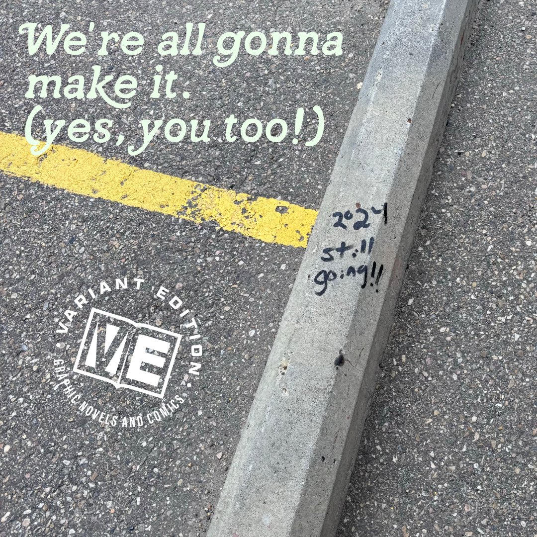 Just a message we found outside of our little shop.

2024 has been a wild one, and we wouldn't have made it through a LITERAL FLOOD without you fine folks.

Here's to all of us getting through and thriving for many more years to come.