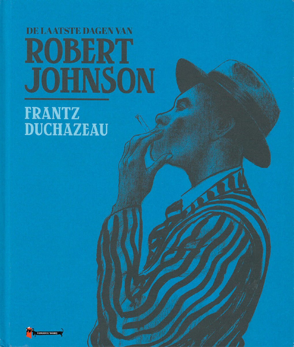 stripland_BENL's tweet photo. Een man van in de twintig lijkt, ondanks zijn jonge leeftijd, het gewicht van de hele wereld op zijn schouders te dragen, mede door een pijnlijk verleden. Het einde van #Blues-zanger #RobertJohnson door de ogen van #FrantzDuchazeau is deze week te koop bij #ScratchBooks. https://t.co/4yfafrUo5c