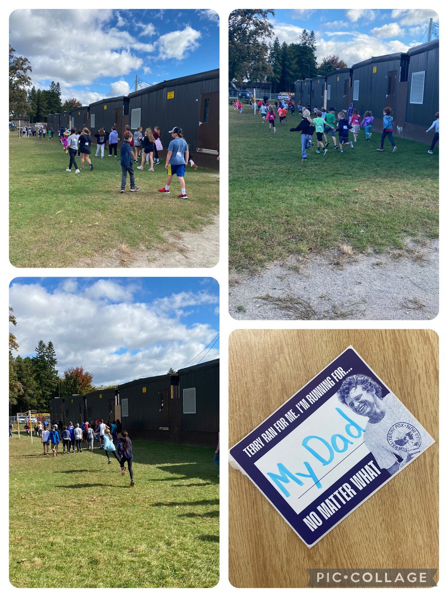 Today was the day we walk, ran, rolled and danced to show support for “The Marathon of Hope.” The support of this school community gets me every year. <a href="/CaradocPS/">Caradoc Public School</a>