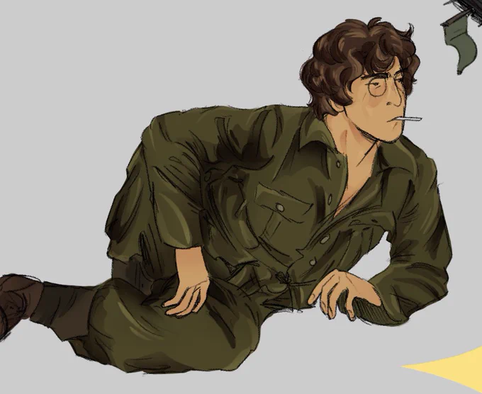 GRIPWEEEEDD + johnny's bday :3 #thebeatles #thebeatlesfanart 
