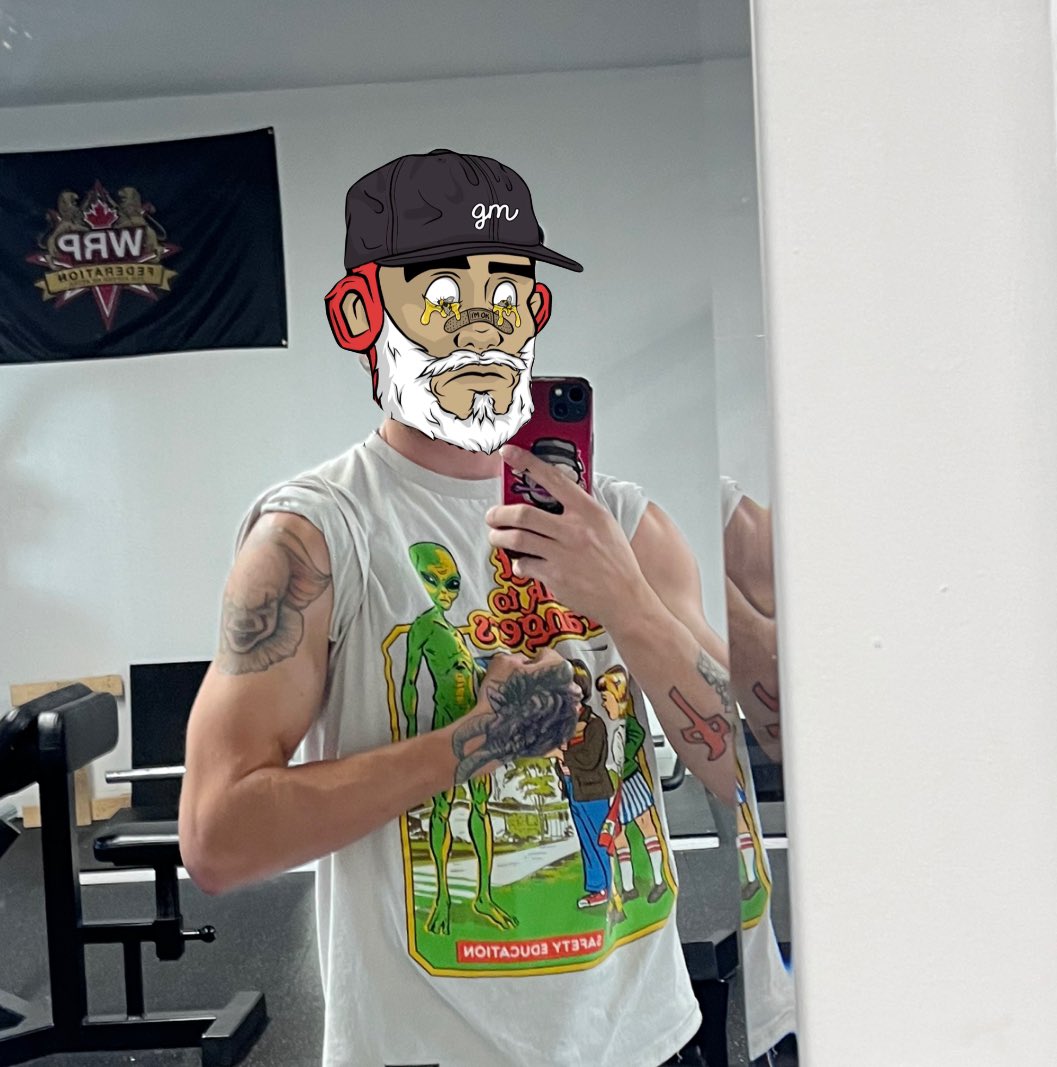 TWISTED_DrAgGON's tweet image. Day 4 completed at the gym haha not good at photos but here we go anyways 😅 
Today I am repping my #REDDYREDZ @HMN5_NFT 
#OKINA #STEEZY 
stay blessed fam and never give up