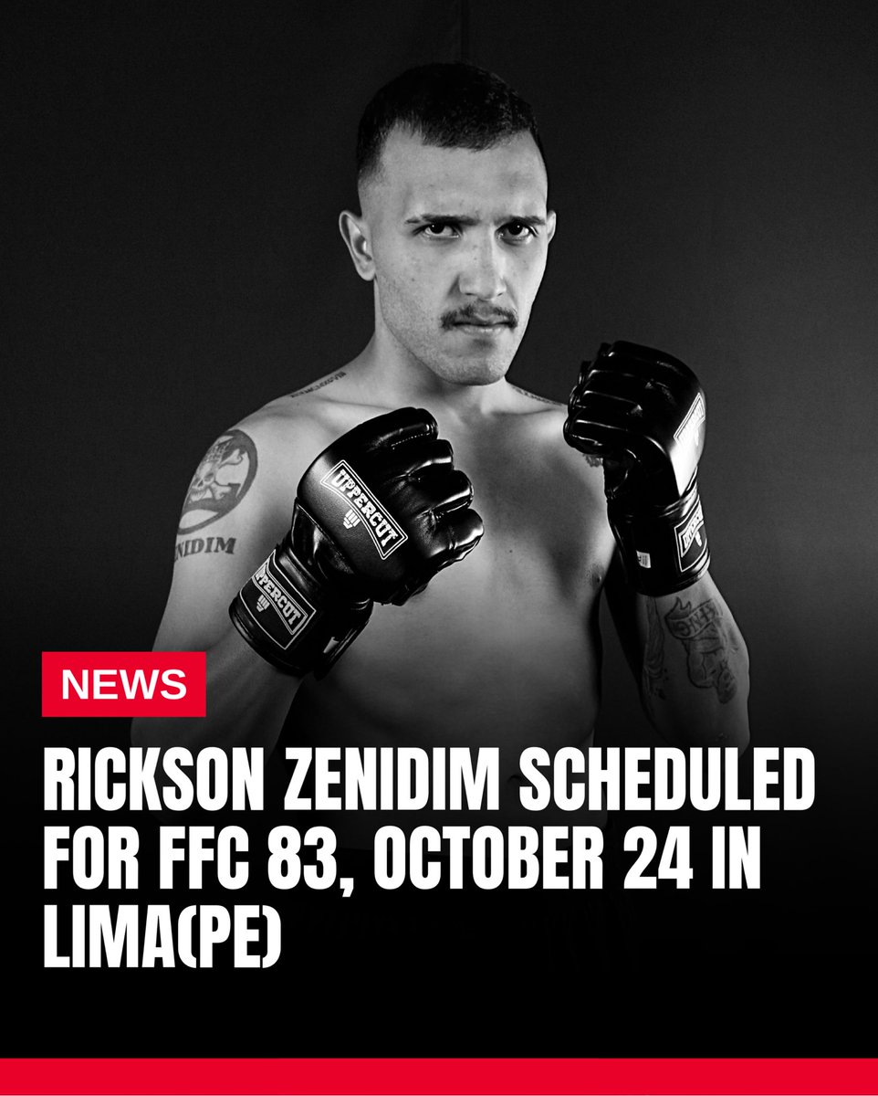 thekinglife's tweet photo. 🚨NEWS🚨
Após não conseguir embarcar para disputar o título mundial no último dia 04/10 no FFC 82, de acordo com o site da Família Zenidim, o Rei da América Central e do Sul, @thekingzenidim retorna ao cage do #FFC83, agendado para acontecer no próximo dia 24 de Outubro. https://t.co/2nORy17zOb