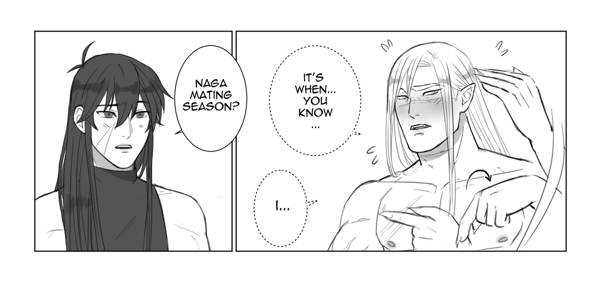 It's time! 😈🐍💦

The first part of the comic is already up on my Patreon! It will be uploaded here next week! 💖💖