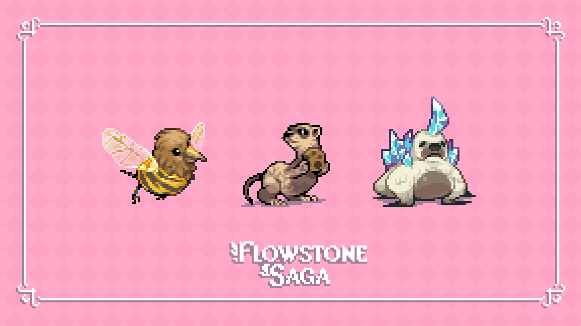 BRTNH's tweet photo. X was off in Brazil, but Flowstone Saga released a bit ago! Go search for these guys 
#pixelart https://t.co/t9aL813658
