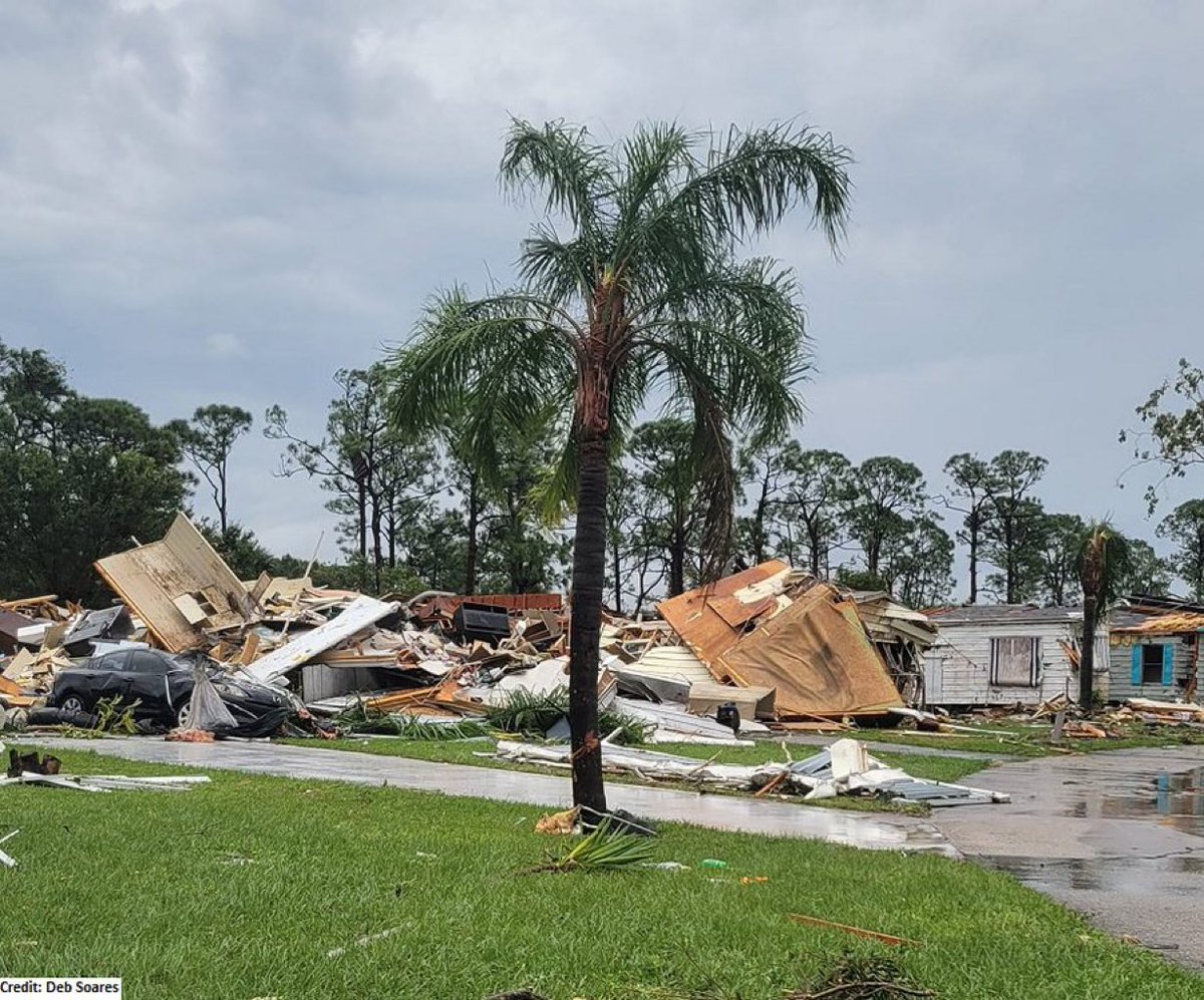 JUST IN: Multiple fatalities after tornado hits Spanish Lakes Country Club Village in Fort Pierce, Florida, sheriff says