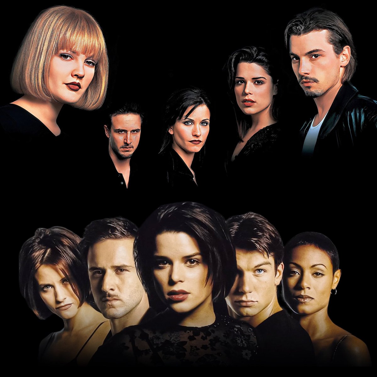 qgscream's tweet image. QUE DELÍCIA! Pânico (1996) e Pânico 2 (1997) chegarão ao catálogo da Netflix Brasil com remasterização 4K.