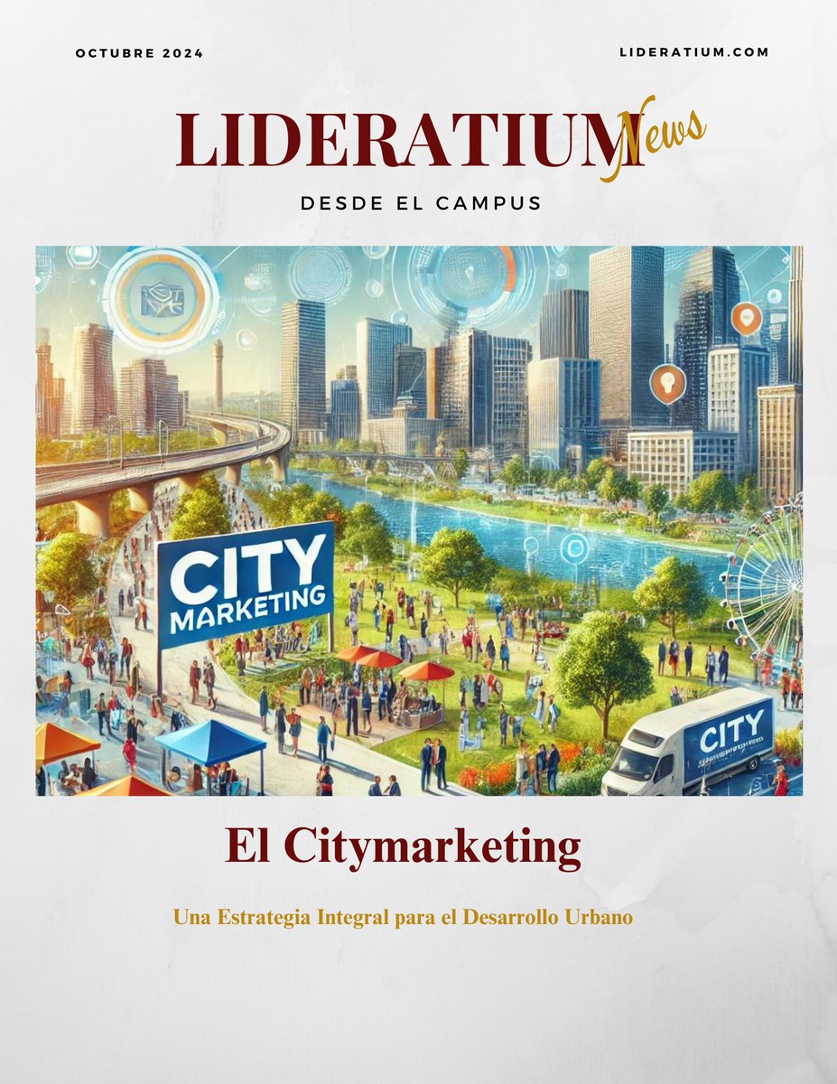 El Citymarketing: Una Estrategia Integral para el Desarrollo Urbano.
Citymarketing se enfoca en el desarrollo social y económico de las ciudades.

Te invito a leer a a nuestro Prof invitado Carlos Salazar en >>> lideratium.com/gobierno/el-ci…