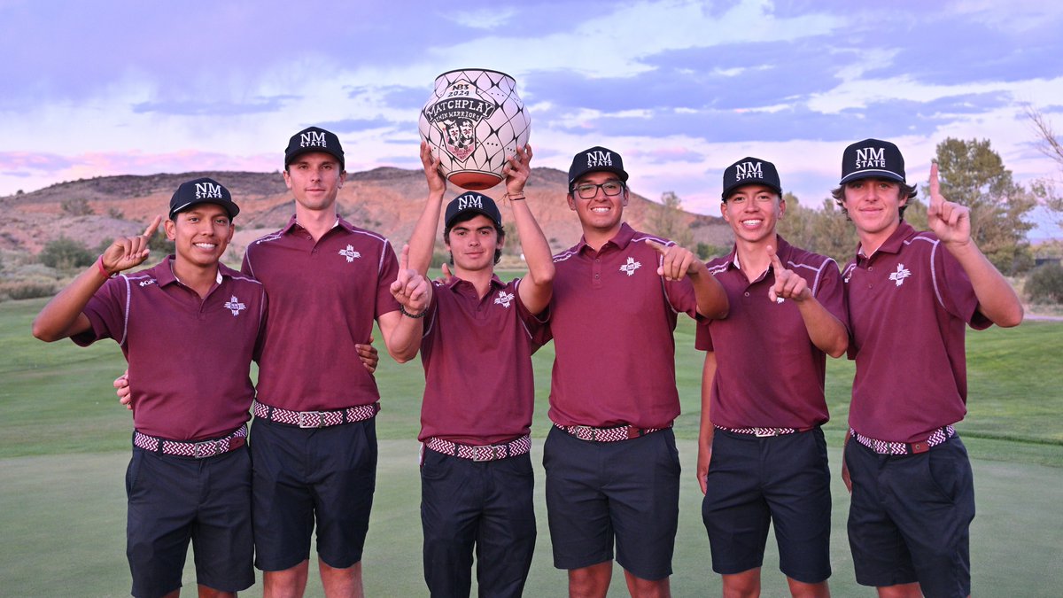 NM State Men's Golf (@nmstatemgolf) on Twitter photo NM State comes away with the team title after earning 10.5 points at the <a href="/NB3COLLEGE/">NB3CollegeGolf</a> Matchplay!🔥
📰 bit.ly/3NjJ4m9
#AggieUp NM State comes away with the team title after earning 10.5 points at the <a href="/NB3COLLEGE/">NB3CollegeGolf</a> Matchplay!🔥
📰 bit.ly/3NjJ4m9
#AggieUp