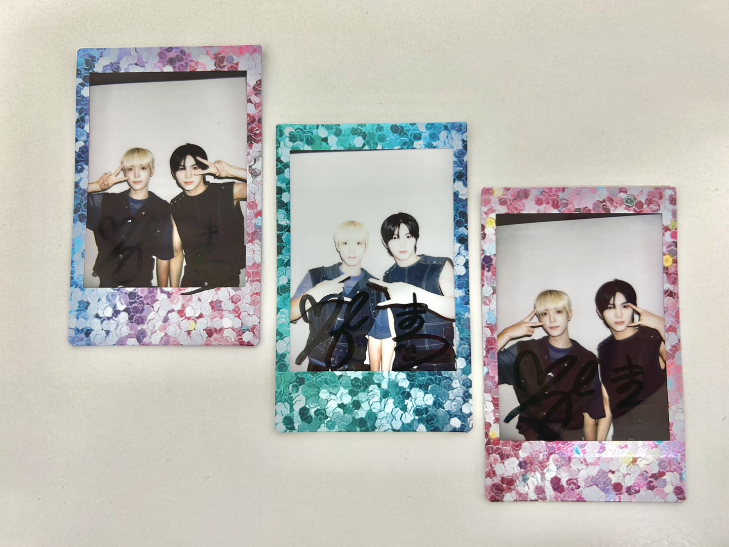 ALL(H)OURS オルアワ オン 온 サインポラ ポラロイド 直筆 チェキ ALL(H)OURS ジェイデン サポラ サインポラロイド