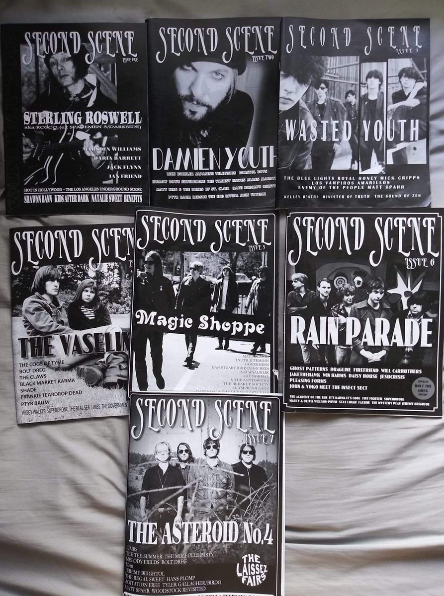 secondscenemag1's tweet image. In the beginning... The first 7 issues.