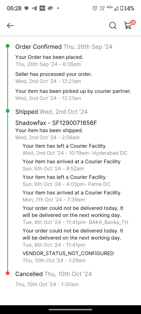 manish92n's tweet photo. I have purchase shirt during bbd but cancelled on 10th October without any reason...#Flipkartsupport #flipkartscam #flipkart https://t.co/hWm2zlom9o