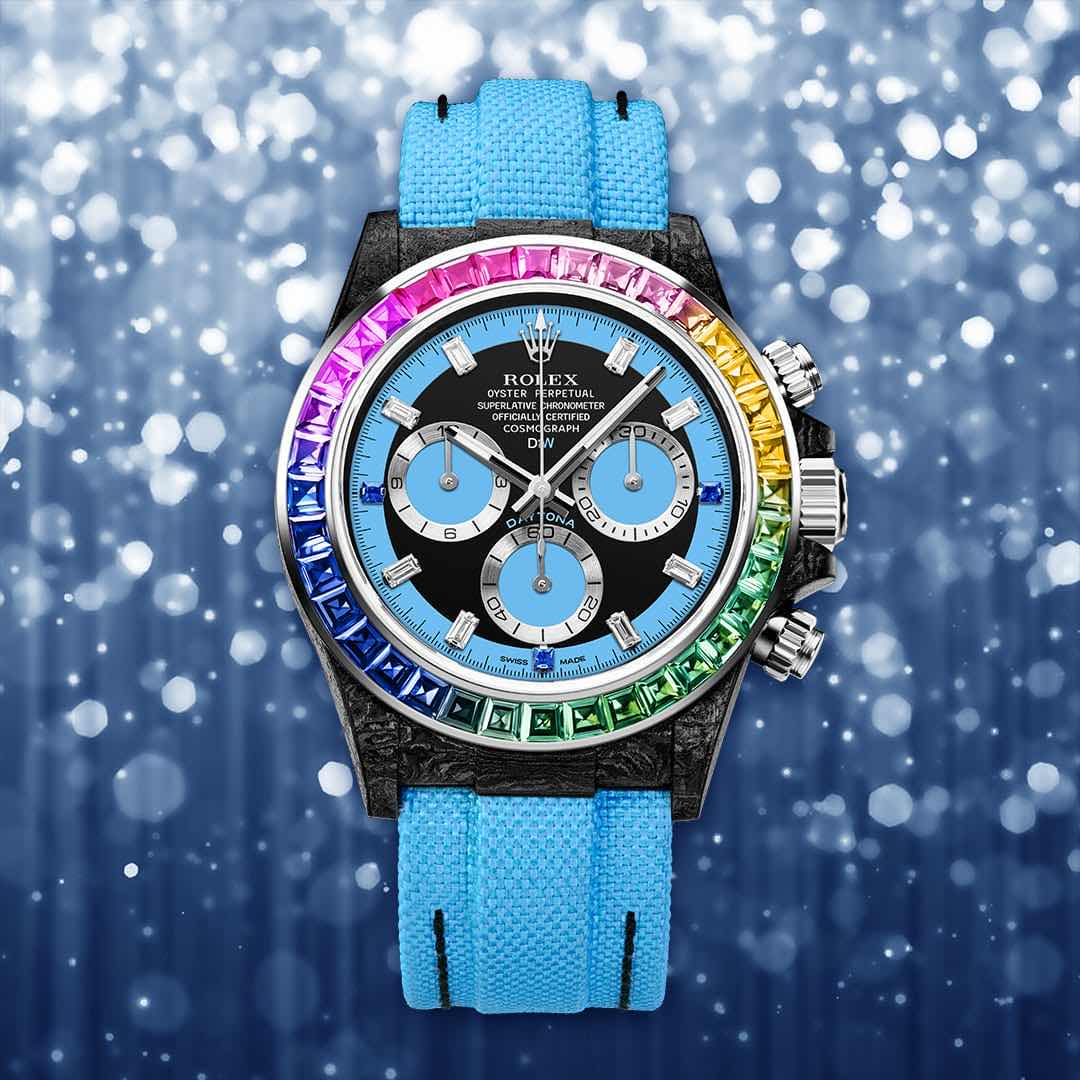 WORLDTIMER_'s tweet image. Rolex DiW Daytona RAINBOW BLUE Daytona彩虹圈, The Rolex Rainbow Daytona 劳力士 迪通拿彩虹圈

Price &amp;amp; Details: bit.ly/45d8Hxn

#RolexDaytona #diamondRolex #rolexicedout #RolexCollection #rolexwatchcollector #rolexCollectors #rolexnew #RolexSubmariner #RolexDiW #daydate40