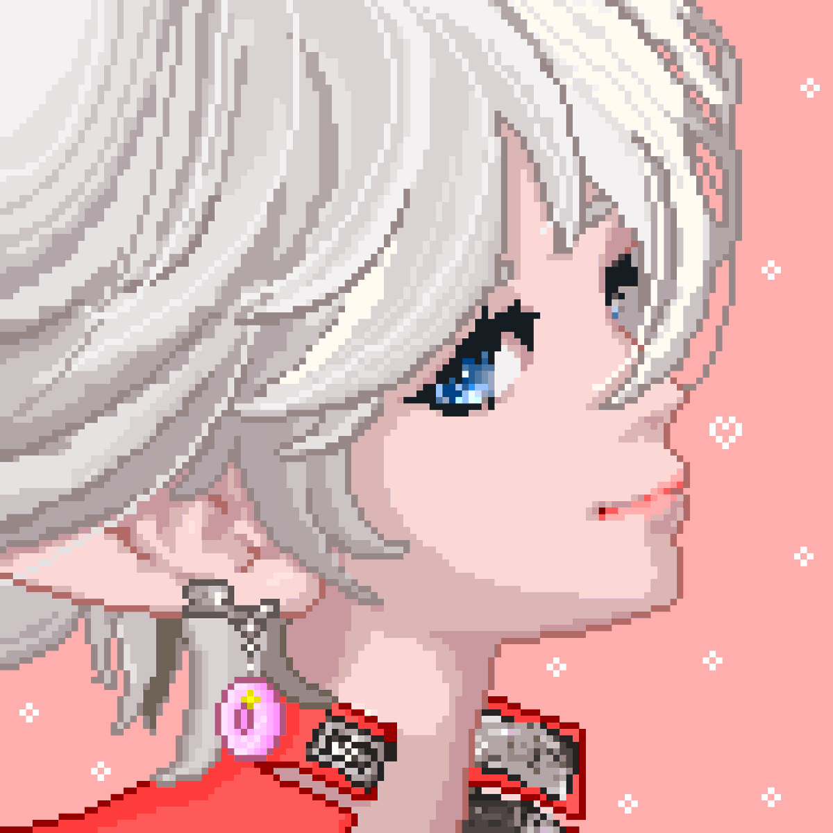 FF14「- 気づいてよね#FF14 #ドット絵 」|Anego Punchのイラスト