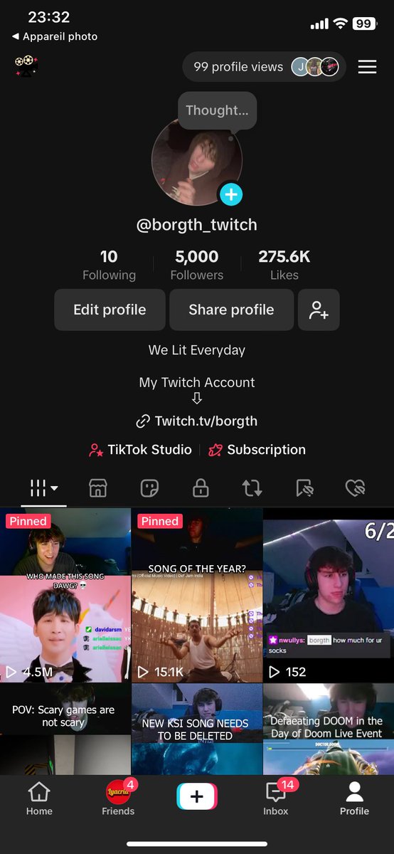 B0rgth's tweet photo. JUST IT 5k on TIKTOK! Luv y’all! #thegrindneverstops https://t.co/HFyJGNMxw0
