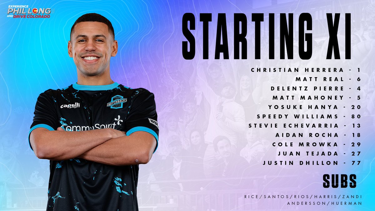 SwitchbacksFC's tweet photo. Tonight's Starting XI

#allforthesprings #switchbacksfc https://t.co/Wr3iHGK2Fi