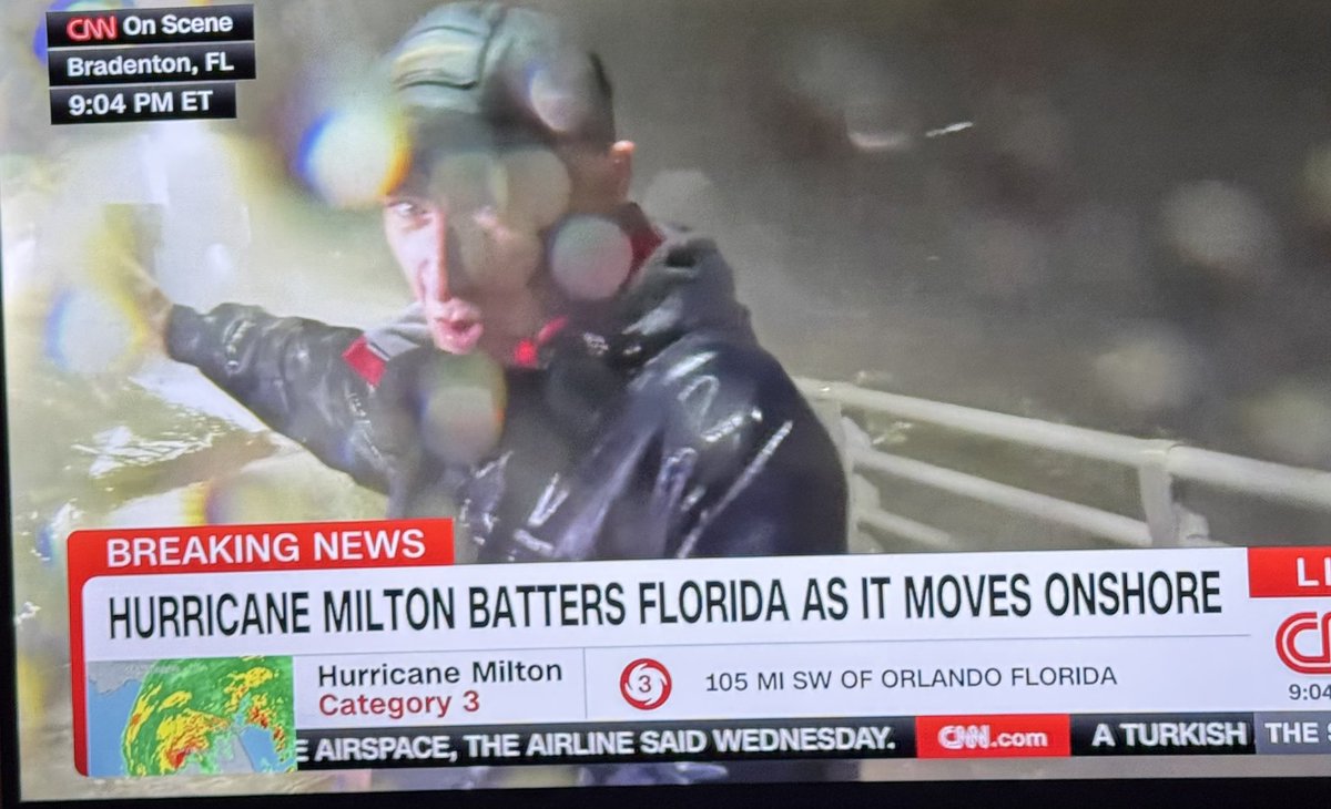 You don’t need to put Anderson Cooper in this situation to convince me about the strength of the hurricane.