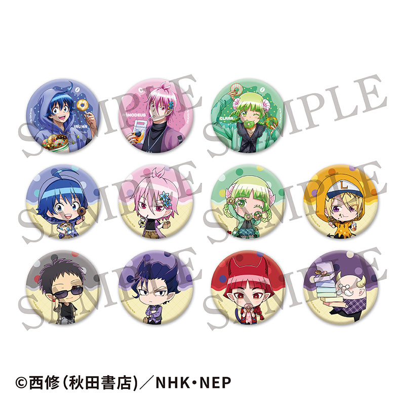 魔入りました！入間くん　アニメイトカフェ　缶バッジ　クララ　3個 👿アニメイトカフェオリジナル商品👿 アニメ「魔入りました！入間くん