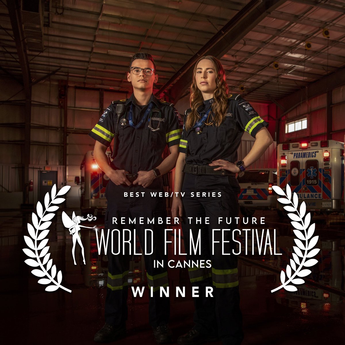 FahrenheitFilms's tweet image. At the New World Film Festival in Cannes, Paramedics: Emergency Response, Season 7 was recently awarded Best Series! This recognition highlights the critical work of emergency medical responders. We are very grateful the recognition.