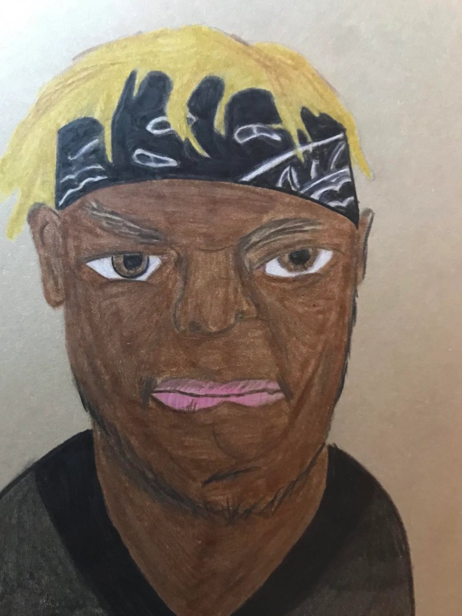 mynameistuvv's tweet photo. Hey @KSI I drew you! Lmao haven’t drawn in years but decided it was time to use my hidden talent for my favorite artist 🔥 From the screen 😊 to the ring 😳 to the pen 🖊️ to the king 😈 https://t.co/TmDbBZPHNK