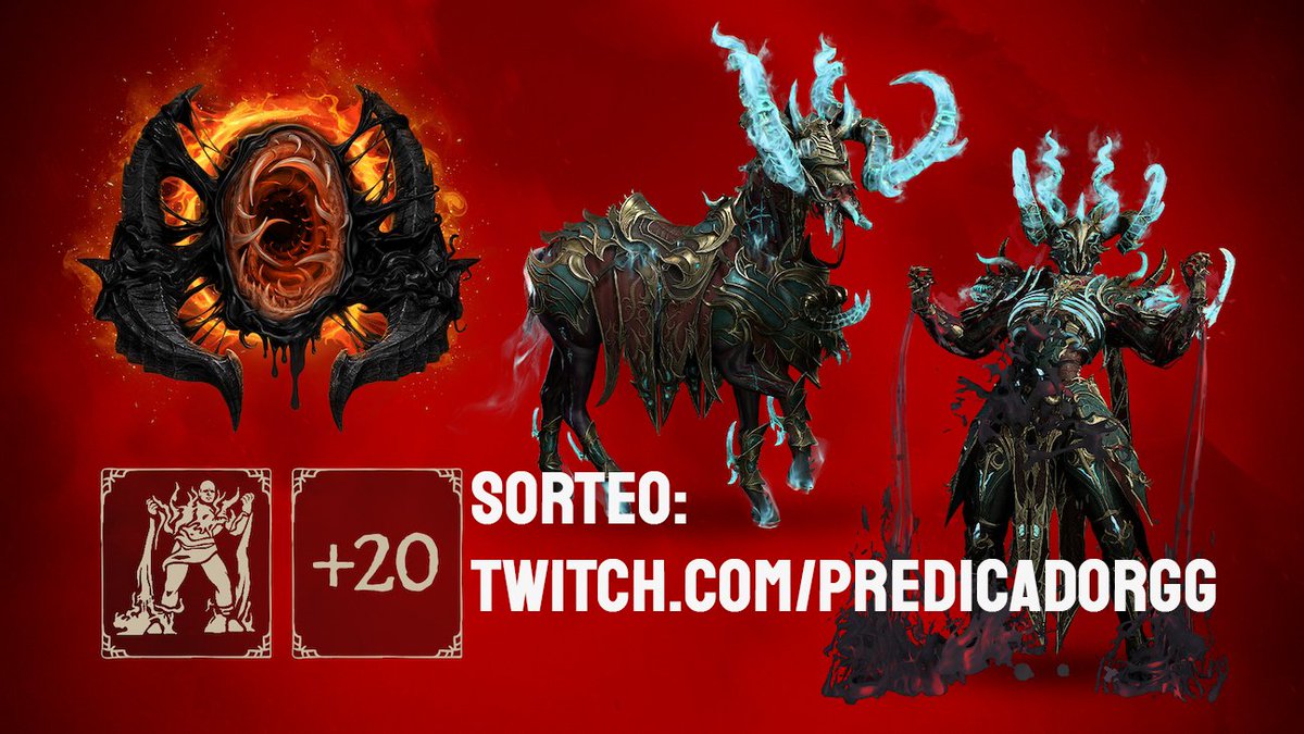 PredicadorGG's tweet photo. Hoy iniciamos campaña de Diablo IV: #VesselofHatred y para celebrarlo, se sortean unos Pases de Batalla Avanzados gracias a los muchachos de Blizzard y @DiabloLATAM .
🔴 EN VIVO: https://t.co/h4UxSHQec7
¡Nos vemos allá!
#DiabloIVLatam #DIVHatredRising #DIVOdioCreciente https://t.co/5P4tgKZ1A2