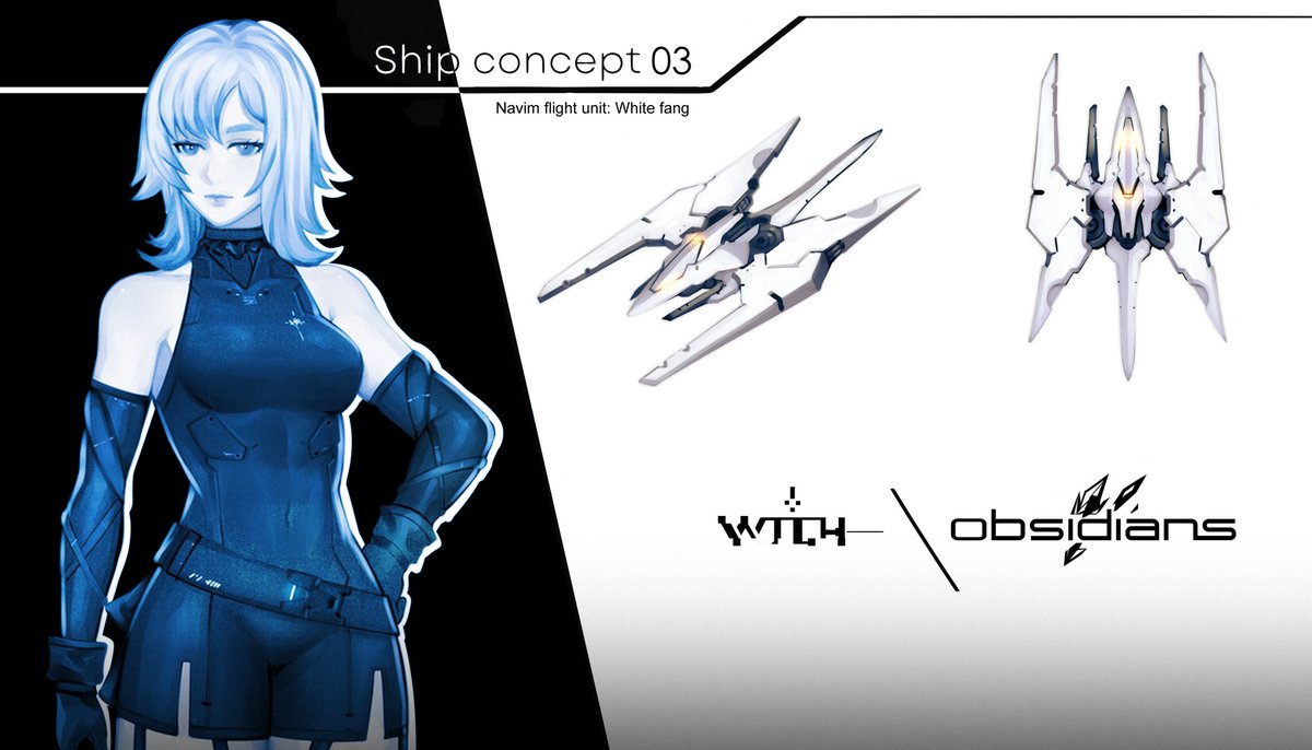 [ Character profile - Flight unit concept #3 ]

Name: Navim / White Fang

An ace pilot transferred from a private company (WTCH) to the Obsidians, her background is a mistery, but her proficency in combat is exceptional.  

Her codename is: Magna.

#gamedev #indiegame #Shmup